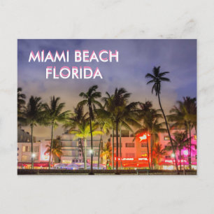 MIAMI BEACH, Florida Vykort