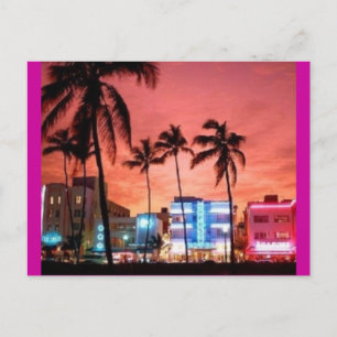 Miami Beach Florida Vykort