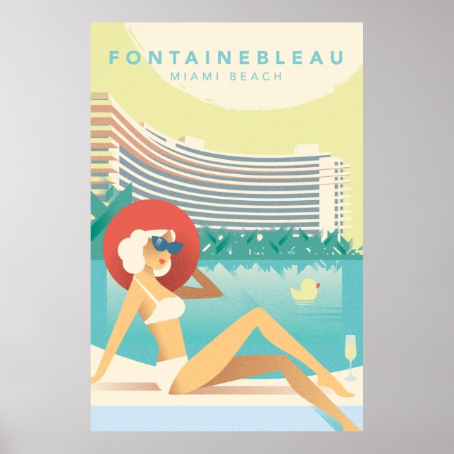 Miami Beach | Fontainbleau Poster (Framsidan)