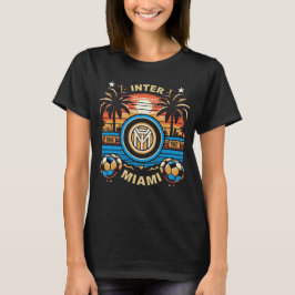Miami Beach Futbol Vibes: Celebrate Inter Miami FC T Shirt