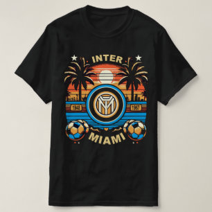Miami Beach Futbol Vibes: Celebrate Inter Miami FC T Shirt