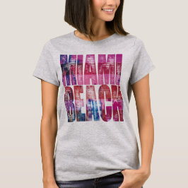 miami beach grey tee shirt