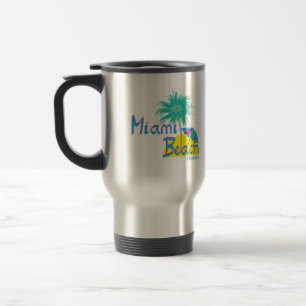 Miami Beach Handflatan och sol Resemugg