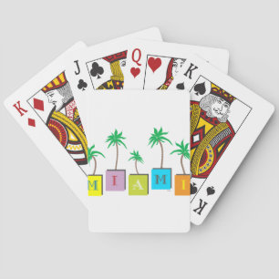 Miami Beach Handflatan Spel Kort