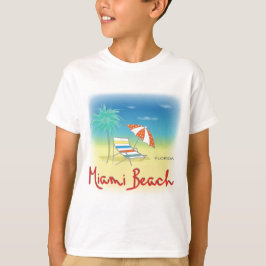 Miami Beach Handflatan Tee Shirt