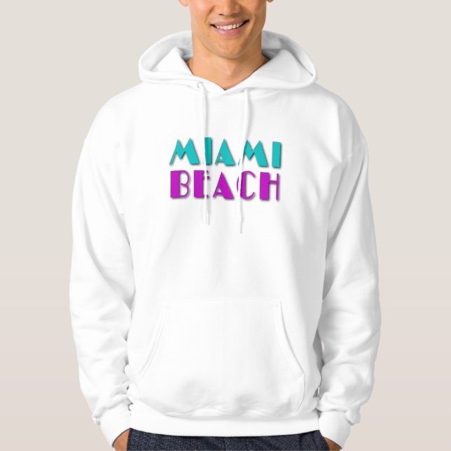 Miami Beach Hoodie (Framsida)