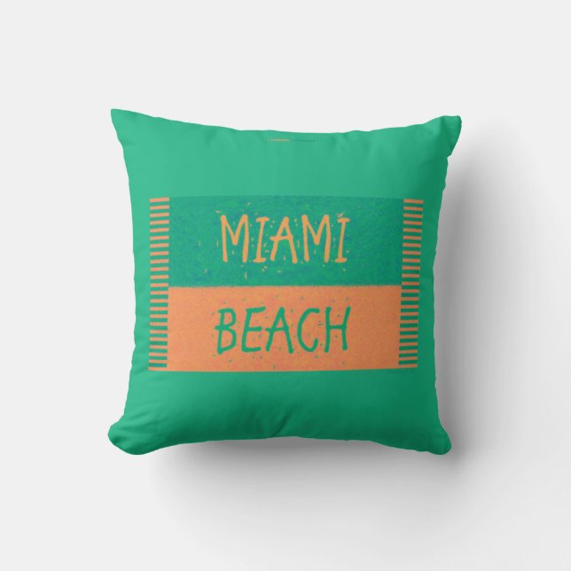 MIAMI BEACH KASTKUDD KUDDE (Framsida)