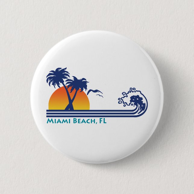 Miami Beach Knapp (Framsida)