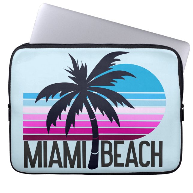 Miami Beach Laptop Fodral (Framsidan)