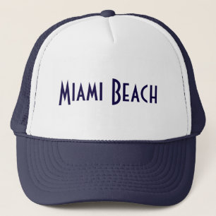 Miami Beach Lastbilschaufför Hatt Truckerkeps