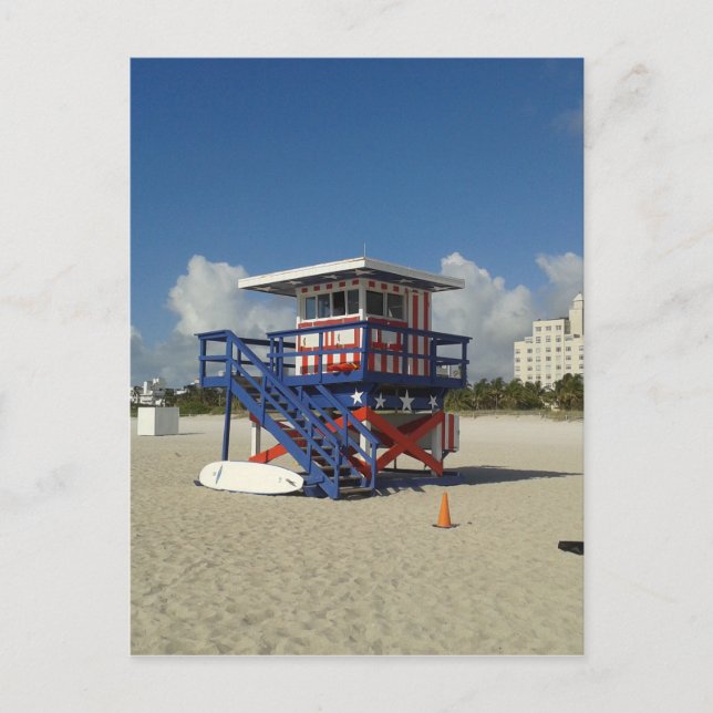 Miami Beach Lifeguards Ocean Patrol #02 Vykort (Framsida)