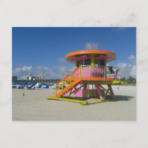 Miami Beach Livräddare Strandpatrull #01 Vykort