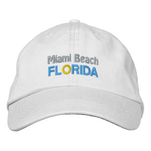 MIAMI BEACH-lock Broderad Keps