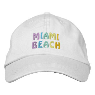 MIAMI BEACH-lock Broderad Keps