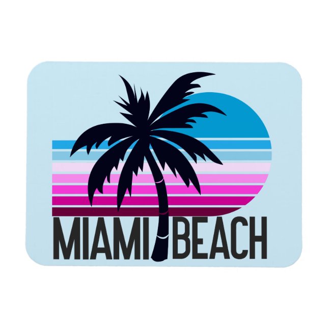 Miami Beach Magnet (Horisontell)