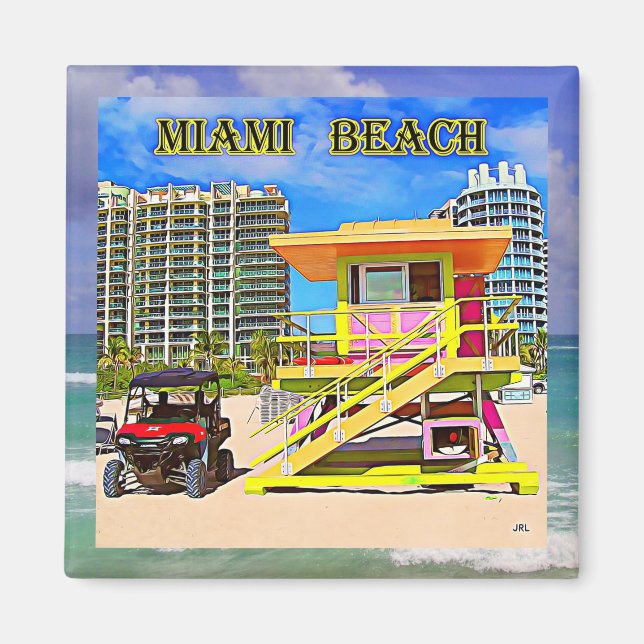 Miami Beach Magnet 10B (Framsidan)