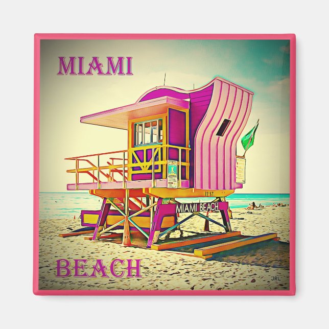 Miami Beach Magnet 12A (Framsidan)