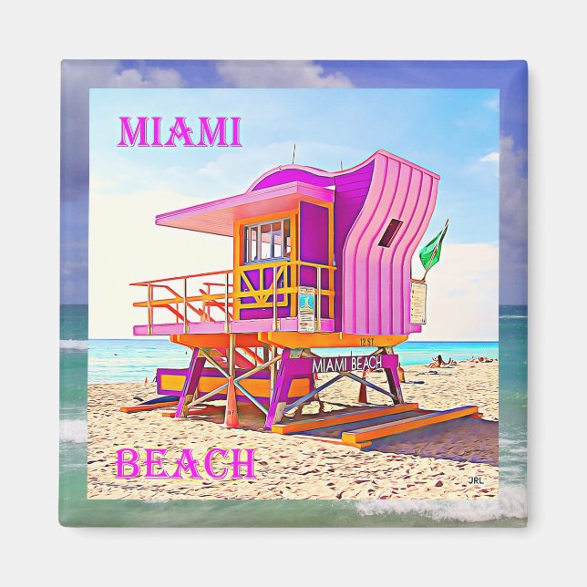 Miami Beach Magnet 12B (Framsidan)