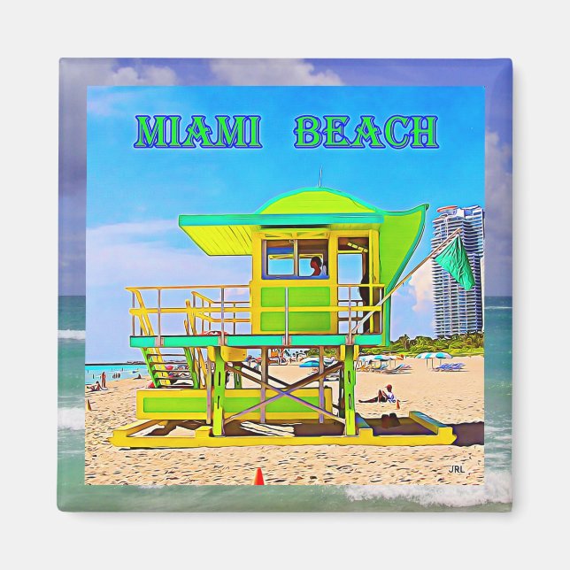 Miami Beach Magnet 8B (Framsidan)