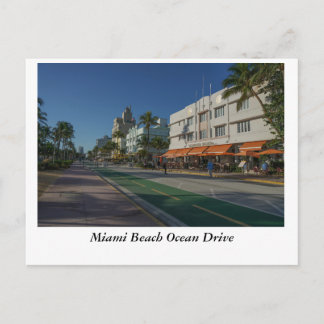 Miami Beach Ocean Drive Vykort