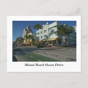 Miami Beach Ocean Drive Vykort
