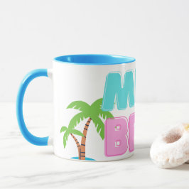 Miami Beach Palmträd Mugg