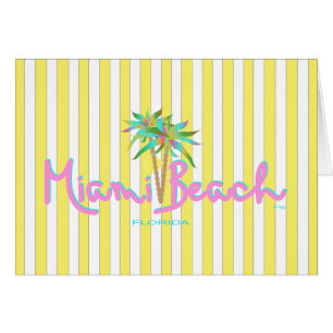 Miami Beach Pam Hälsningskort