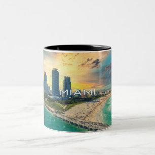 Miami Beach Panoramic View Mugg