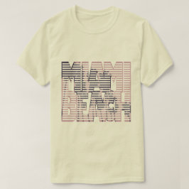 miami beach pink violet fun tee