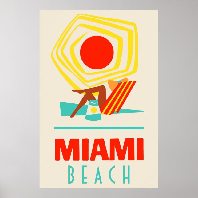 Miami Beach Poster (Framsidan)