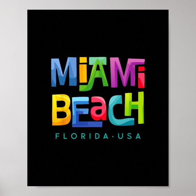 Miami Beach Poster (Framsidan)