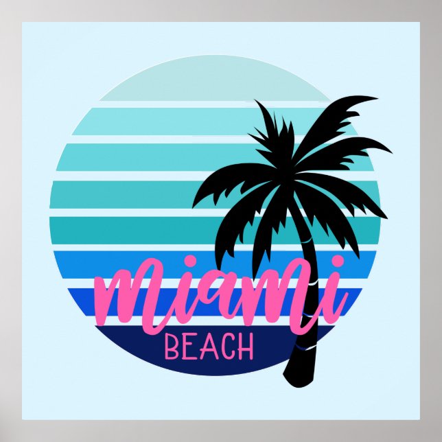 Miami Beach Poster (Framsidan)