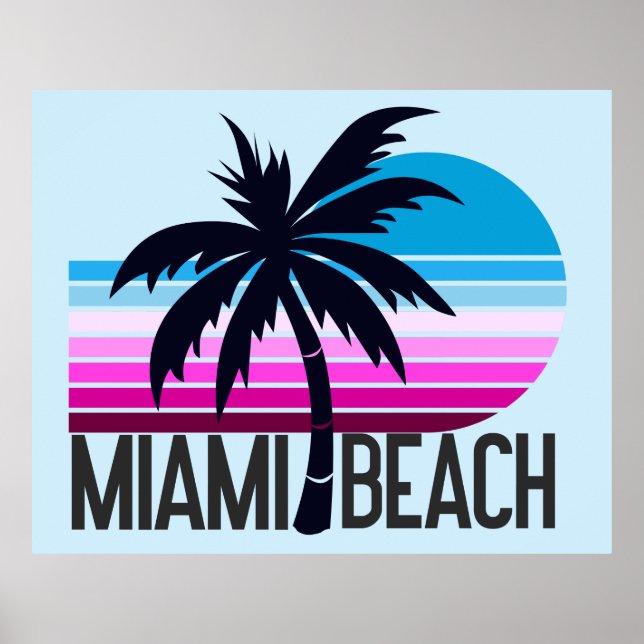 Miami Beach Poster (Framsidan)