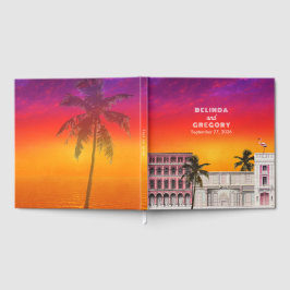Miami Beach Regnbågsraden Charleston Palmbröllop Gästböcker