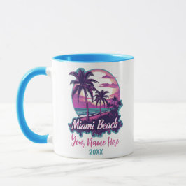 Miami Beach Retro Mugg