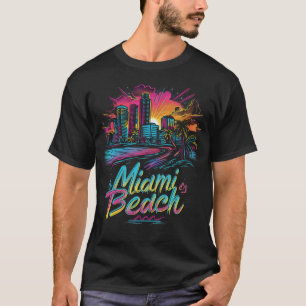 Miami Beach Retro Vibes T Shirt