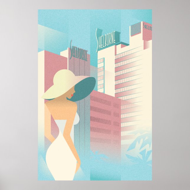 Miami Beach | Shelborne Poster (Framsidan)