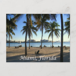 Miami Beach Sunset Florida, Förenta staterna Vykort
