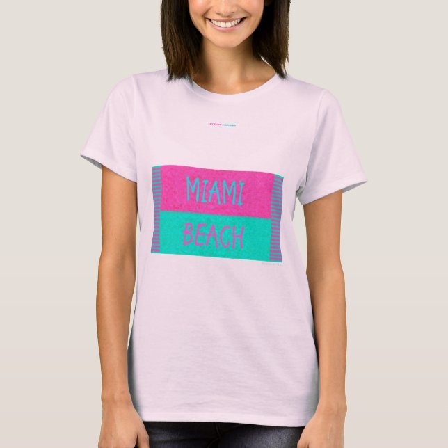MIAMI BEACH T SHIRT (Framsida)