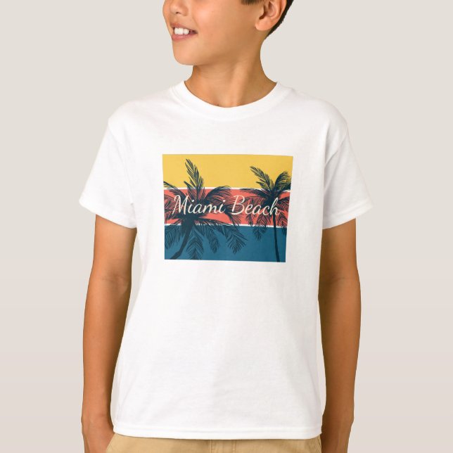 Miami Beach T Shirt (Framsida)