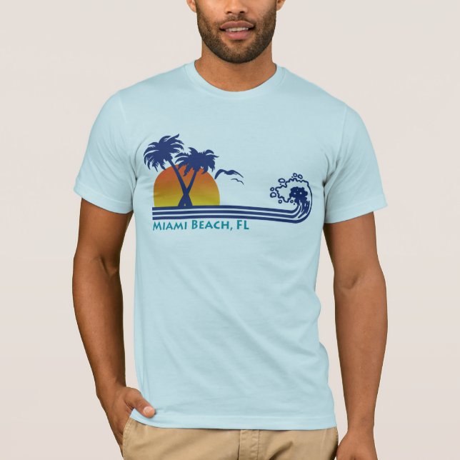 Miami Beach T Shirt (Framsida)