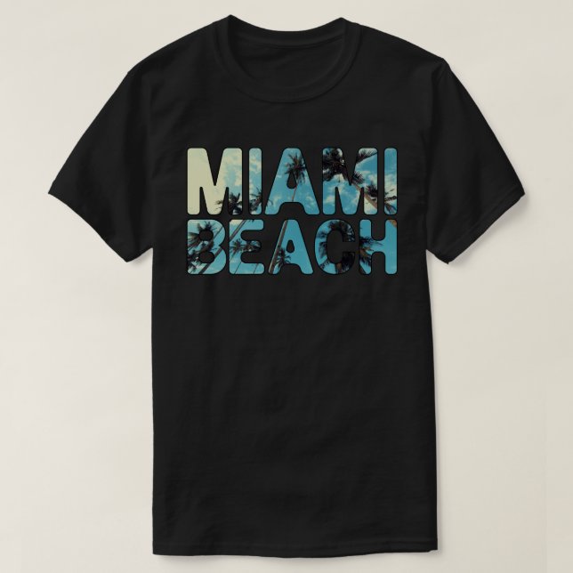 Miami Beach T Shirt (Design framsida)