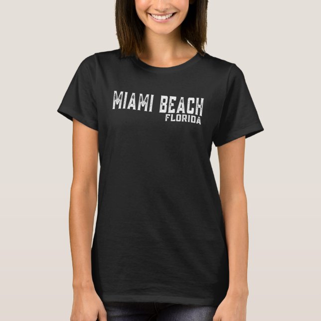 Miami Beach T Shirt (Framsida)