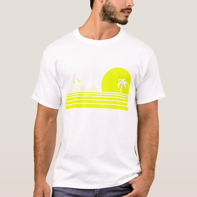 Miami Beach Tee Shirt (Framsida)