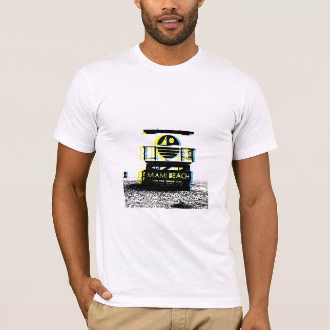 Miami Beach Tee Shirt (Framsida)