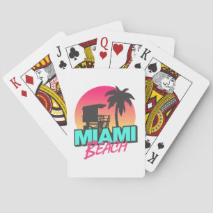 Miami Beach Travel Vintage Casinokort