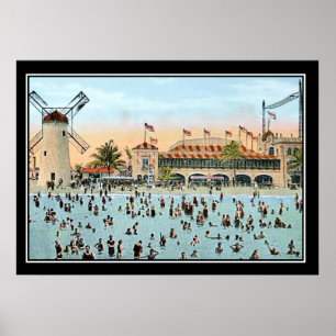 Miami Beach Vintage Tryck