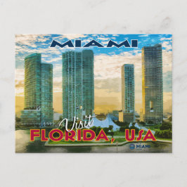 Miami, Besök Florida Vykort