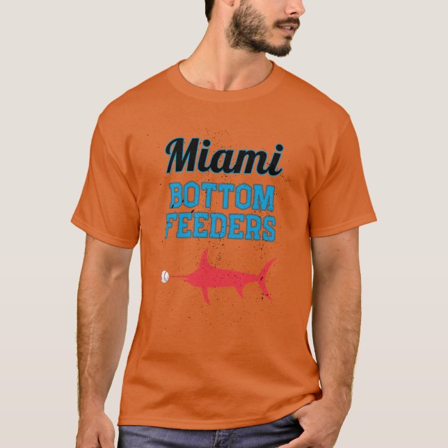 Miami Bottom Feeders T Shirt (Framsida)