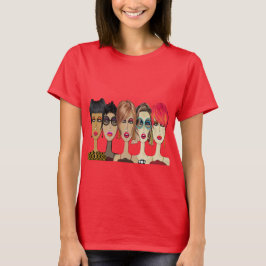Miami Chic – Modig Fashionista Pop Art T-Shirt